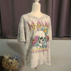 Def Leppard Graphic Skull Tour T-Shirt - XXXL